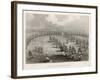 Bird's Eye View of the Opposing Fleets-A.w. Warren-Framed Art Print