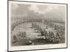 Bird's Eye View of the Opposing Fleets-A.w. Warren-Mounted Art Print