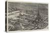 Bird's-Eye View of the Paris Exhibition Buildings and Grounds-null-Stretched Canvas