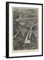 Bird's Eye View of the Route Showing the Procession on the Way to Paddington-Henry William Brewer-Framed Giclee Print