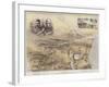 Bird's Eye View of the Soudan and Surrounding Countries-null-Framed Giclee Print