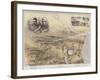 Bird's Eye View of the Soudan and Surrounding Countries-null-Framed Giclee Print