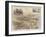 Bird's Eye View of the Soudan and Surrounding Countries-null-Framed Giclee Print