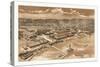 Bird's Eye View of the World's Columbian Exposition, Chicago 1893, USA, America-null-Stretched Canvas