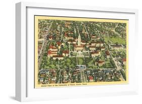 Bird's Eye View of University of Texas-null-Framed Art Print