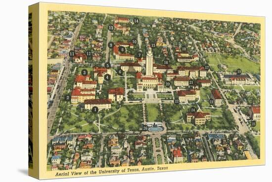 Bird's Eye View of University of Texas-null-Stretched Canvas