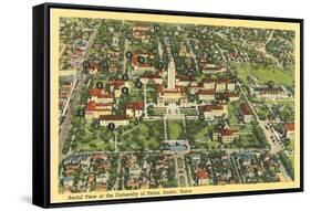 Bird's Eye View of University of Texas-null-Framed Stretched Canvas