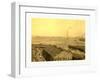 Bird's Eye View of Waterfront-null-Framed Giclee Print