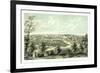 Bird's Eye View of Waukesha, Wisconsin-null-Framed Giclee Print