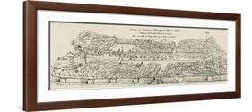 Bird's Eye View of Western Part of City of Udine, Italy-null-Framed Giclee Print