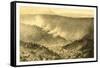 Bird's Eye View Showing Mauch Chunk-James Queen-Framed Stretched Canvas