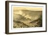 Bird's Eye View Showing Mauch Chunk-James Queen-Framed Giclee Print