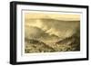 Bird's Eye View Showing Mauch Chunk-James Queen-Framed Giclee Print