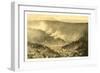 Bird's Eye View Showing Mauch Chunk-James Queen-Framed Giclee Print