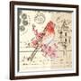 Bird Sketch 1-Chad Barrett-Framed Premium Giclee Print