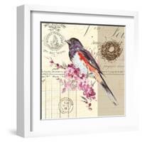 Bird Sketch 3-Chad Barrett-Framed Art Print