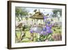 Bird Table-The Macneil Studio-Framed Giclee Print