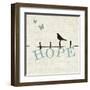 Bird Talk I-Pela Design-Framed Art Print