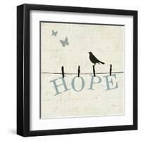 Bird Talk I-Pela Design-Framed Art Print