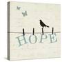 Bird Talk I-Pela Design-Stretched Canvas