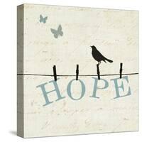 Bird Talk I-Pela Design-Stretched Canvas