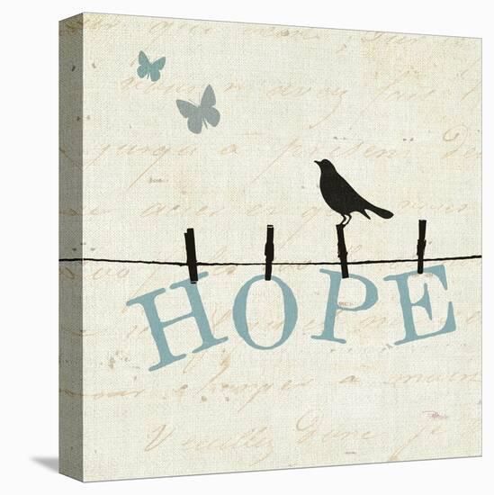 Bird Talk I-Pela Design-Stretched Canvas