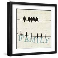 Bird Talk III-Jess Aiken-Framed Art Print