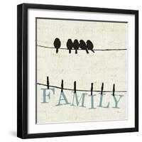 Bird Talk III-Jess Aiken-Framed Art Print