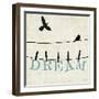 Bird Talk IV-Pela Design-Framed Art Print