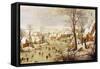 Bird Trap-Pieter Brueghel the Younger-Framed Stretched Canvas