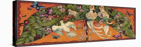 Bird Valentine-David Galchutt-Stretched Canvas