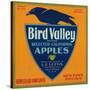 Bird Valley Apple Crate Label - Watsonville, CA-Lantern Press-Stretched Canvas