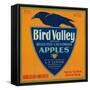 Bird Valley Apple Crate Label - Watsonville, CA-Lantern Press-Framed Stretched Canvas