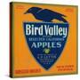 Bird Valley Apple Crate Label - Watsonville, CA-Lantern Press-Stretched Canvas