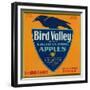 Bird Valley Apple Crate Label - Watsonville, CA-Lantern Press-Framed Premium Giclee Print