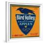 Bird Valley Apple Crate Label - Watsonville, CA-Lantern Press-Framed Premium Giclee Print