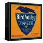 Bird Valley Apple Crate Label - Watsonville, CA-Lantern Press-Framed Stretched Canvas