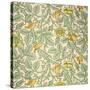 Bird Wallpaper Design (Colour Woodblock Print on Paper)-William Morris-Stretched Canvas