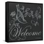 Bird Welcome-Gwendolyn Babbitt-Framed Stretched Canvas