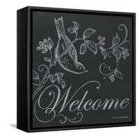 Bird Welcome-Gwendolyn Babbitt-Framed Stretched Canvas