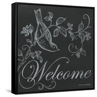 Bird Welcome-Gwendolyn Babbitt-Framed Stretched Canvas