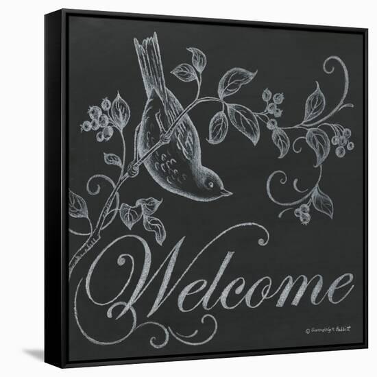 Bird Welcome-Gwendolyn Babbitt-Framed Stretched Canvas