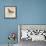 Bird Woodcut II-Elizabeth Medley-Framed Stretched Canvas displayed on a wall