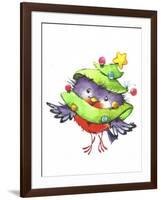 Bird Wrapped in a Treechristmas-ZPR Int’L-Framed Giclee Print