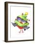 Bird Wrapped in a Treechristmas-ZPR Int’L-Framed Giclee Print