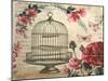 Birdcage &amp; Blossoms-Kimberly Poloson-Mounted Art Print