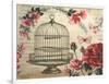 Birdcage &amp; Blossoms-Kimberly Poloson-Framed Art Print