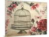 Birdcage &amp; Blossoms-Kimberly Poloson-Mounted Art Print