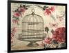 Birdcage &amp; Blossoms-Kimberly Poloson-Framed Art Print