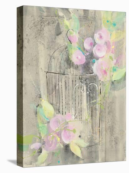 Birdcage Floral I-Albena Hristova-Stretched Canvas